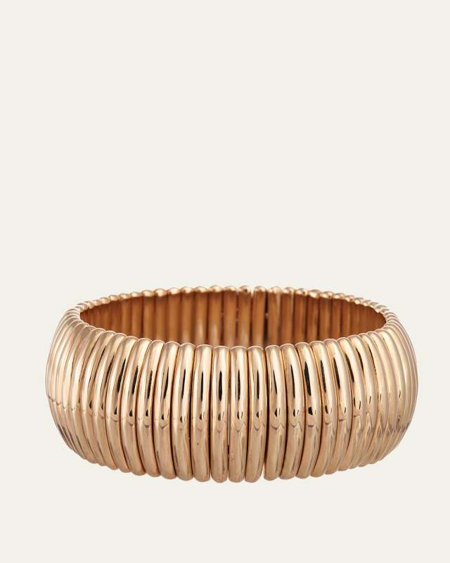 18K Yellow Gold Stretch Bracelet